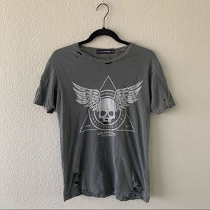 Vici Distressed Graphic Tee